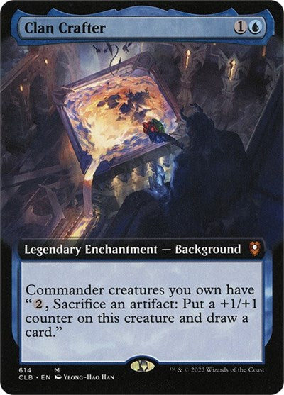 Clan Crafter (Extended Art) (Commander Legends: Battle for Baldur's Gate) Near Mint
