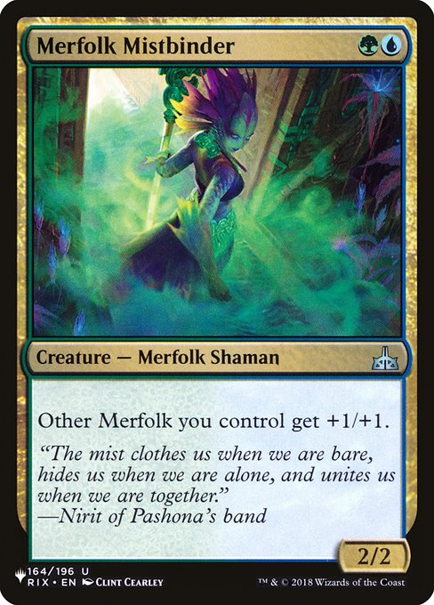 Merfolk Mistbinder (The List) Near Mint