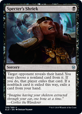 Specter's Shriek (Throne of Eldraine) Near Mint Foil