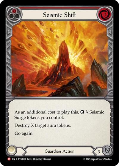 Seismic Shift (Red) (Compendium of Rathe) Near Mint Foil