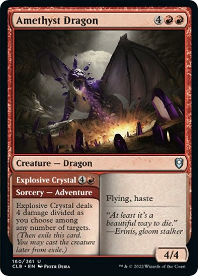 Amethyst Dragon (Commander Legends: Battle for Baldur's Gate) Near Mint