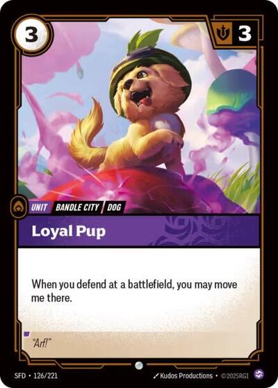 Loyal Pup (Spiritforged) Near Mint Foil