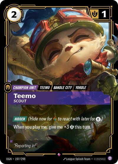 Teemo Scout (Origins) Near Mint Foil