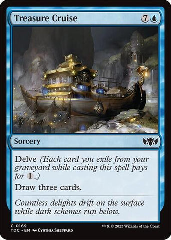 Treasure Cruise (Commander: Tarkir: Dragonstorm) Near Mint