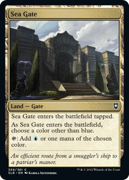 Sea Gate (Commander Legends: Battle for Baldur's Gate) Near Mint Foil