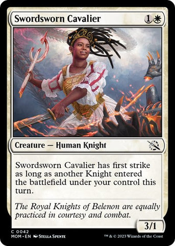 Swordsworn Cavalier (March of the Machine) Near Mint Foil