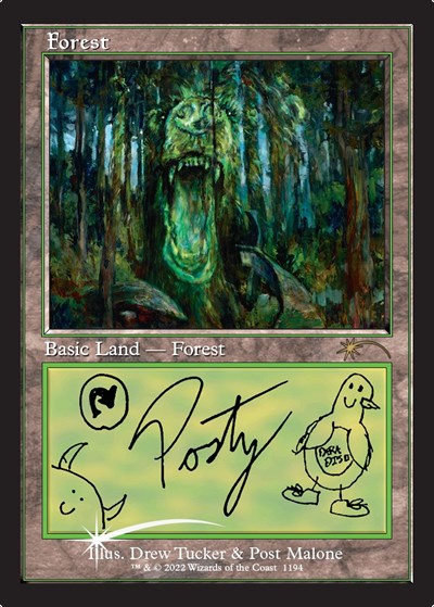 Forest (Post Malone) (Secret Lair) Light Play Foil