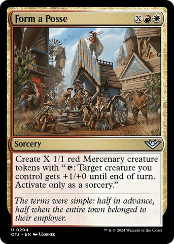 Form a Posse (Outlaws of Thunder Junction) Near Mint Foil