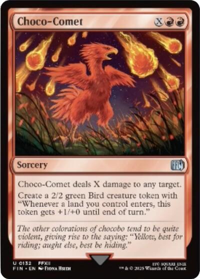 Choco-Comet (Universes Beyond: FINAL FANTASY) Near Mint Foil