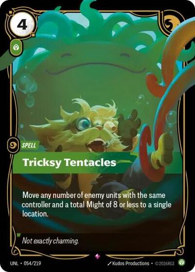Tricksy Tentacles (Unleashed) Near Mint Foil