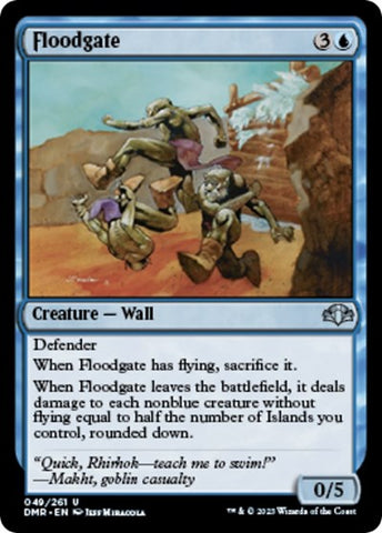 Floodgate (Dominaria Remastered) Near Mint Foil