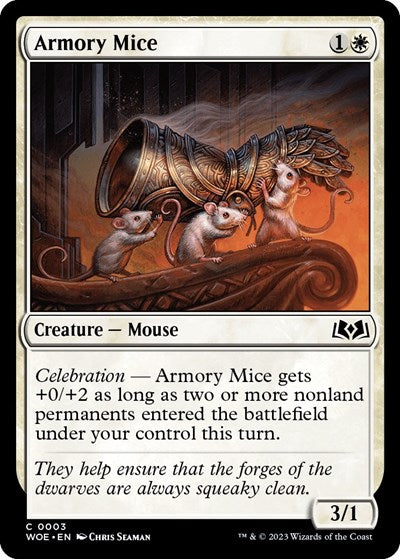 Armory Mice (Wilds of Eldraine) Near Mint