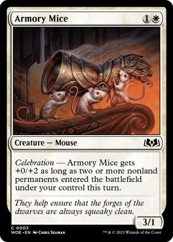 Armory Mice (Wilds of Eldraine) Near Mint