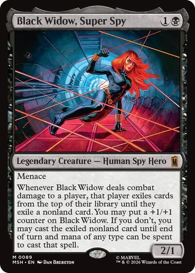 Black Widow, Super Spy (Marvel Super Heroes) Near Mint
