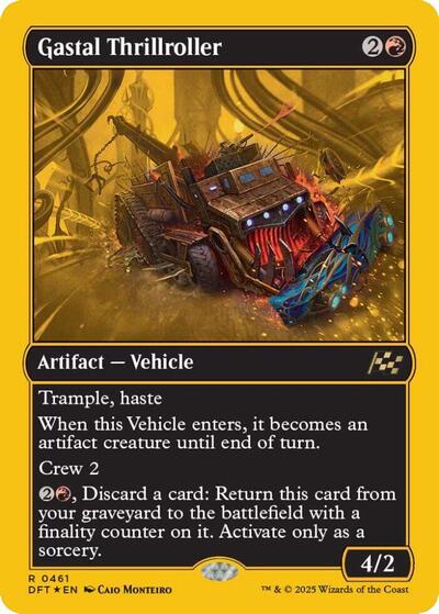 Gastal Thrillroller (First-Place Foil) (Aetherdrift) Near Mint Foil
