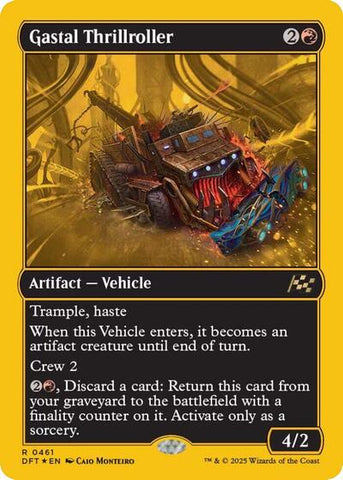 Gastal Thrillroller (First-Place Foil) (Aetherdrift) Near Mint Foil
