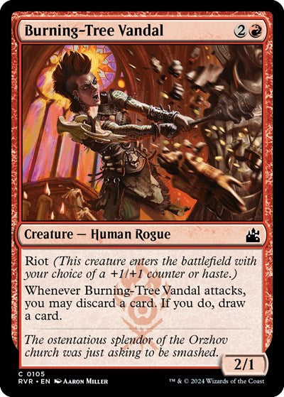 Burning-Tree Vandal (Ravnica Remastered) Near Mint