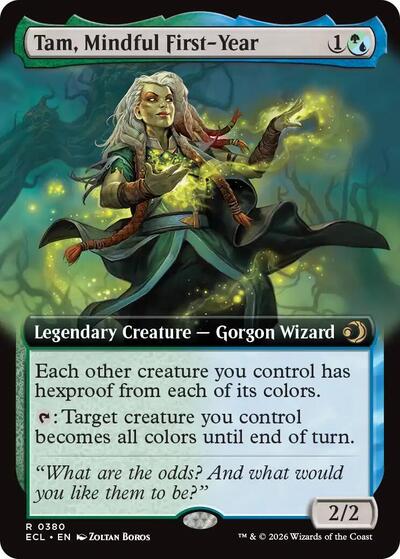 Tam, Mindful First-Year (Extended Art) (Lorwyn Eclipsed) Near Mint