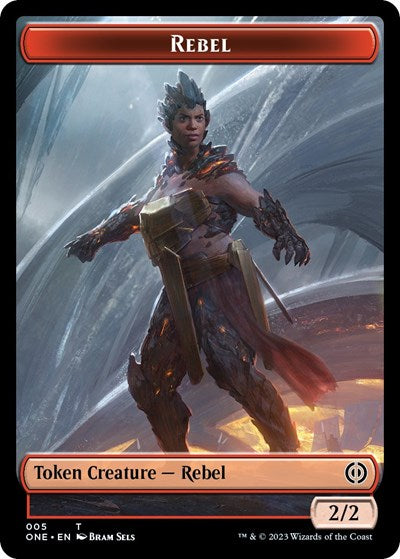 Rebel Token (Phyrexia: All Will Be One) Near Mint