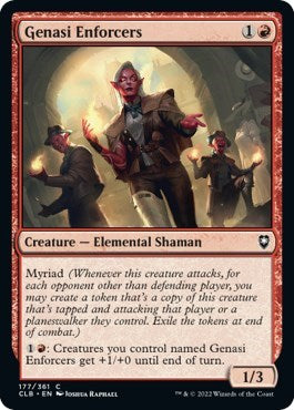 Genasi Enforcers (Commander Legends: Battle for Baldur's Gate) Near Mint Foil