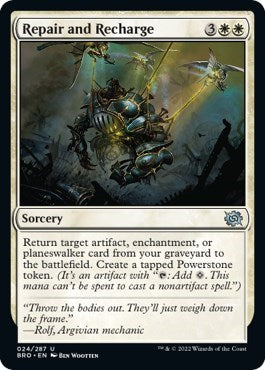Repair and Recharge (The Brothers' War) Near Mint Foil