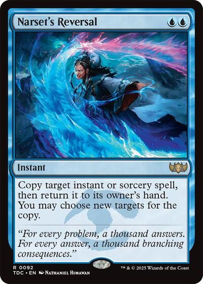 Narset's Reversal (Commander: Tarkir: Dragonstorm) Near Mint