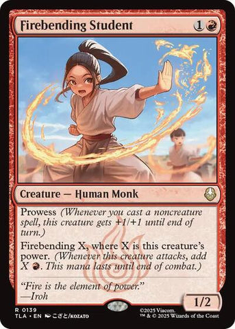 Firebending Student (Avatar: The Last Airbender) Near Mint