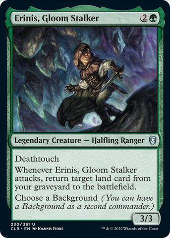 Erinis, Gloom Stalker (Commander Legends: Battle for Baldur's Gate) Near Mint Foil