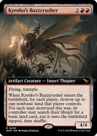 Krenko's Buzzcrusher (Extended Art) (Murders at Karlov Manor) Near Mint