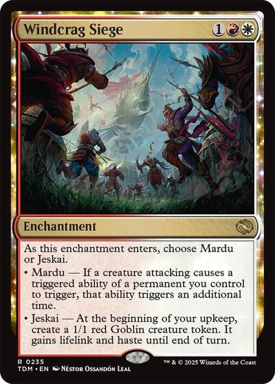 Windcrag Siege (Tarkir: Dragonstorm) Near Mint