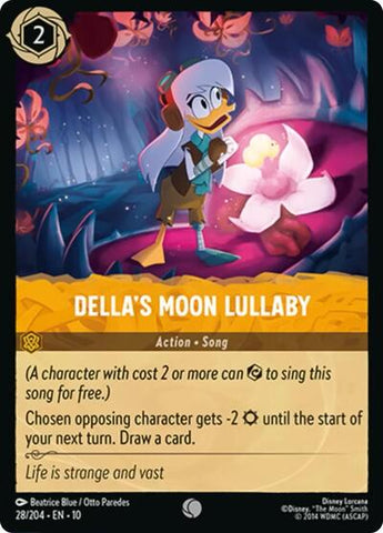 Della's Moon Lullaby (Whispers in the Well) Near Mint Cold Foil