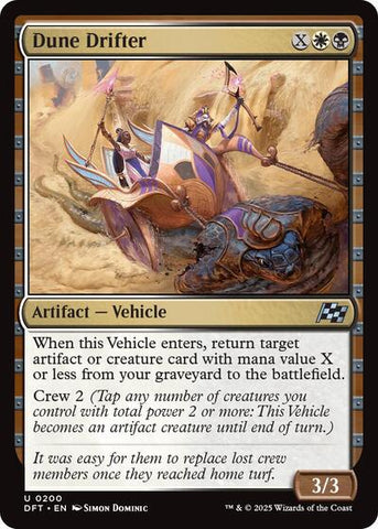 Dune Drifter (Aetherdrift) Near Mint Foil