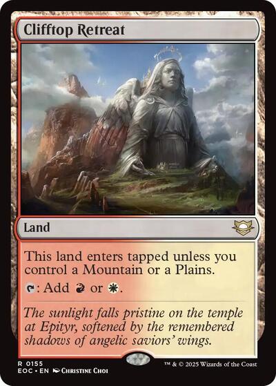 Clifftop Retreat (Commander: Edge of Eternities) Near Mint
