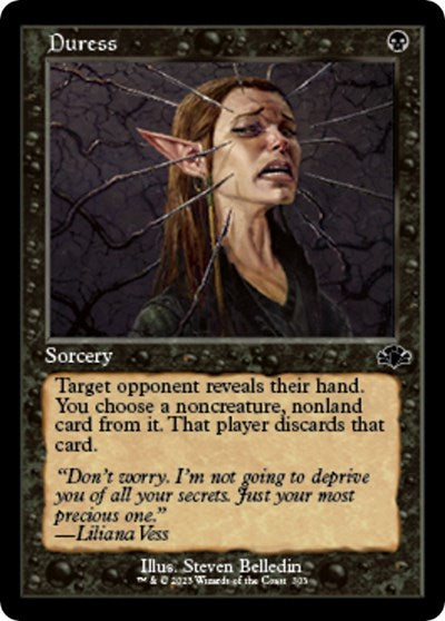 Duress (Retro Frame) (Dominaria Remastered) Near Mint