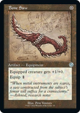 Bone Saw (Schematic) (The Brothers' War: Retro Frame Artifacts) Near Mint