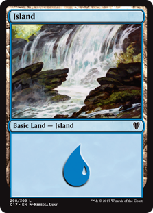Island (298) (Commander 2017) Near Mint