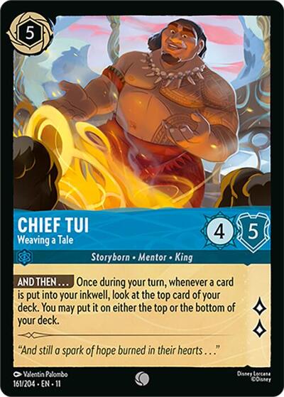 Chief Tui - Weaving a Tale (Winterspell) Near Mint