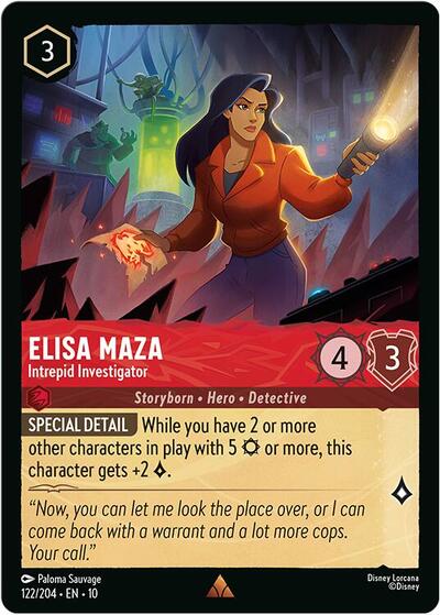 Elisa Maza - Intrepid Investigator (Whispers in the Well) Near Mint Cold Foil