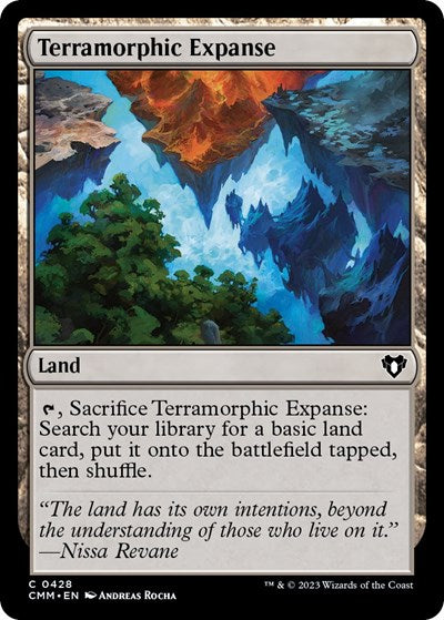 Terramorphic Expanse (Commander Masters) Near Mint Foil