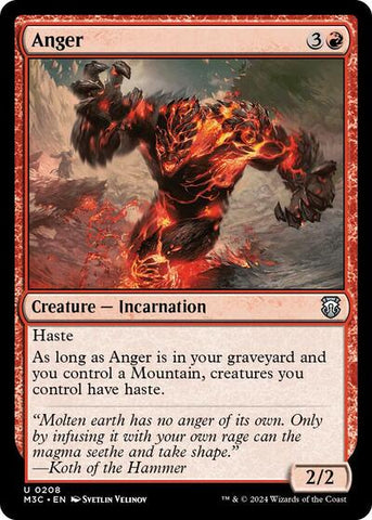 Anger (Commander: Modern Horizons 3) Near Mint