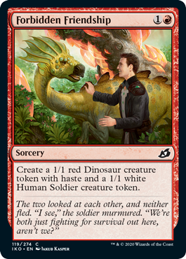 Forbidden Friendship (Ikoria: Lair of Behemoths) Near Mint Foil