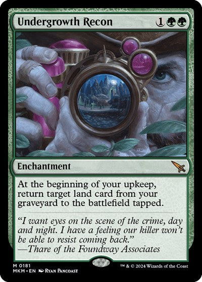 Undergrowth Recon (Murders at Karlov Manor) Near Mint Foil