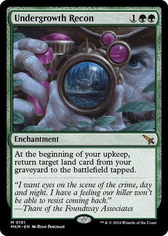 Undergrowth Recon (Murders at Karlov Manor) Near Mint Foil