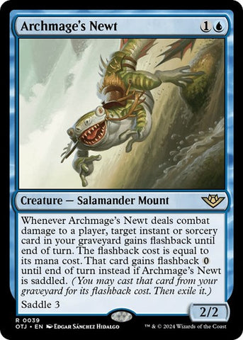 Archmage's Newt (Outlaws of Thunder Junction) Near Mint