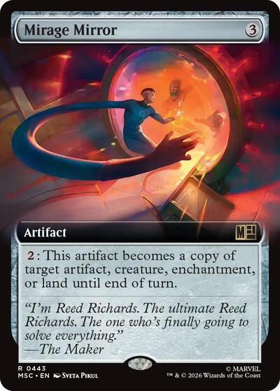 Mirage Mirror (Extended Art) (Commander: Marvel Super Heroes) Near Mint