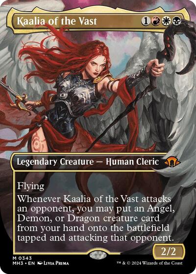 Kaalia of the Vast (Borderless) (0343) (Modern Horizons 3) Near Mint