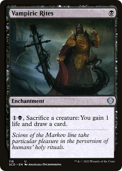 Vampiric Rites (Commander 2022 Starter Decks) Near Mint