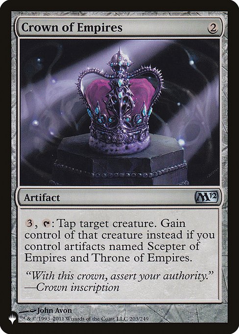 Crown of Empires (The List) Near Mint