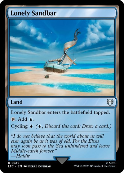 Lonely Sandbar (Commander: The Lord of the Rings: Tales of Middle-earth) Near Mint