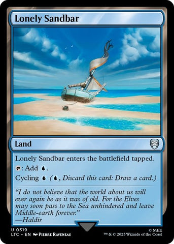 Lonely Sandbar (Commander: The Lord of the Rings: Tales of Middle-earth) Near Mint